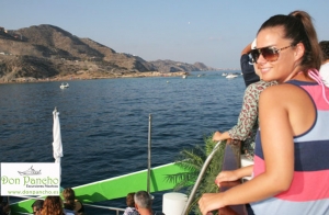 Paseo en barco por la costa de Águilas